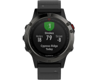 Garmin Fenix 5 Stalowoszary z Czarnym Paskiem - 363090 - zdjęcie 2